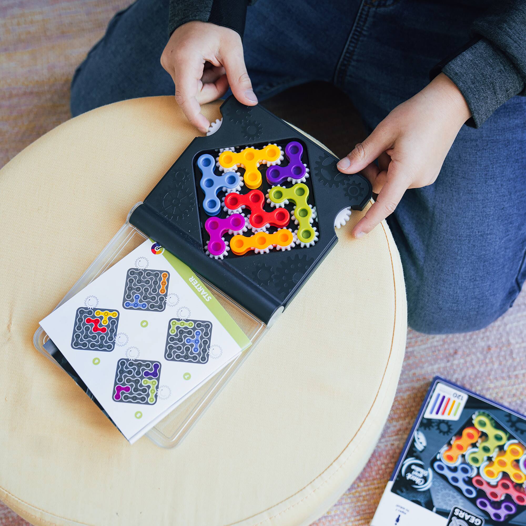 SmartGames® IQ Gears Game, 120 Challenges
